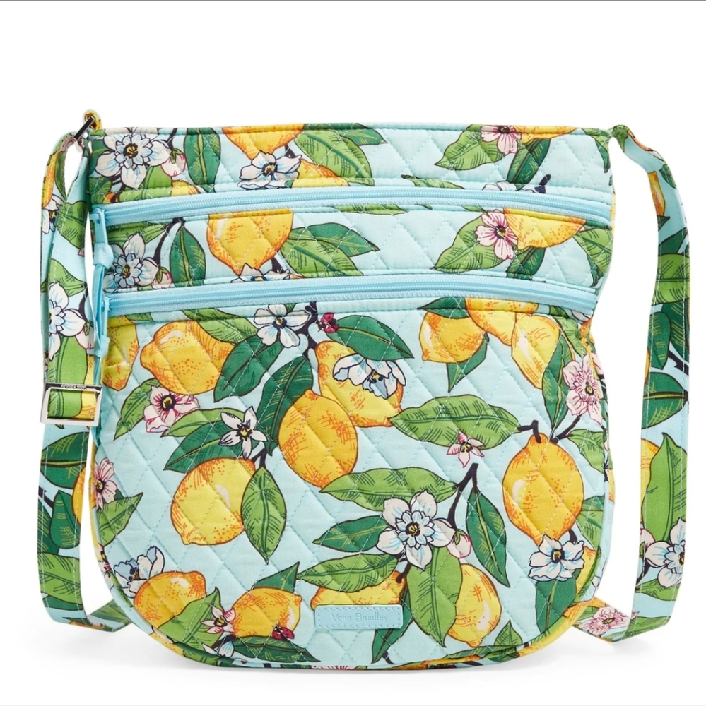 Vera Bradley Lemon Grove Trio Zip Hipster